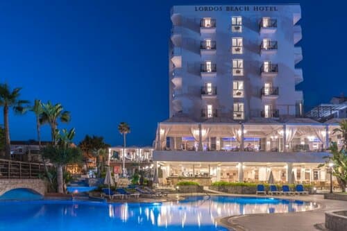 Внешний вид отеля Lordos Beach Hotel & SPA